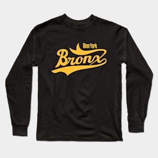 New York Bronx - New York Bronx Schriftzug - Bronx Logo Long Sleeve T-Shirt